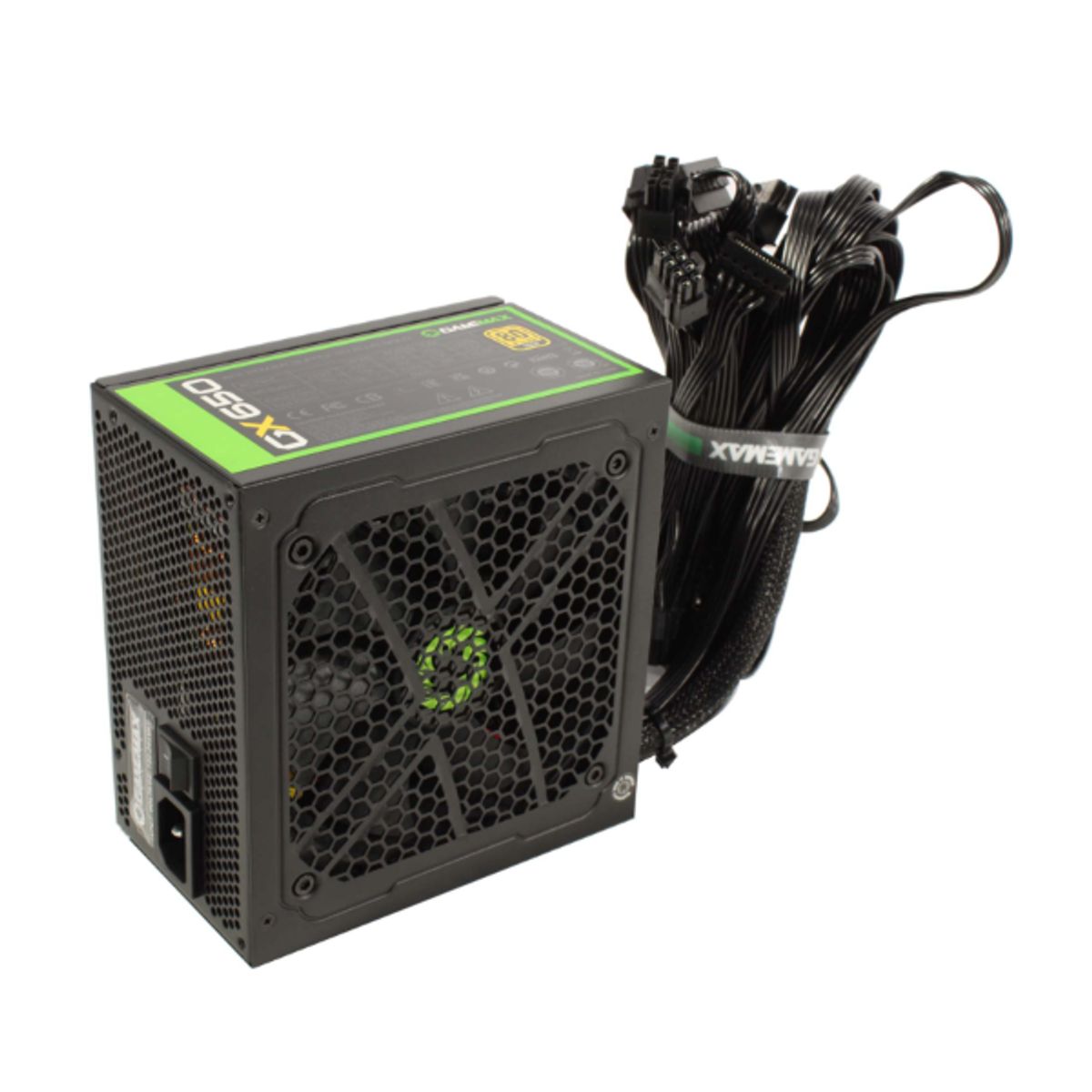 GAMEMAX - Fuente de Poder 650W - GameMax GX-650 - 80 Plus Gold