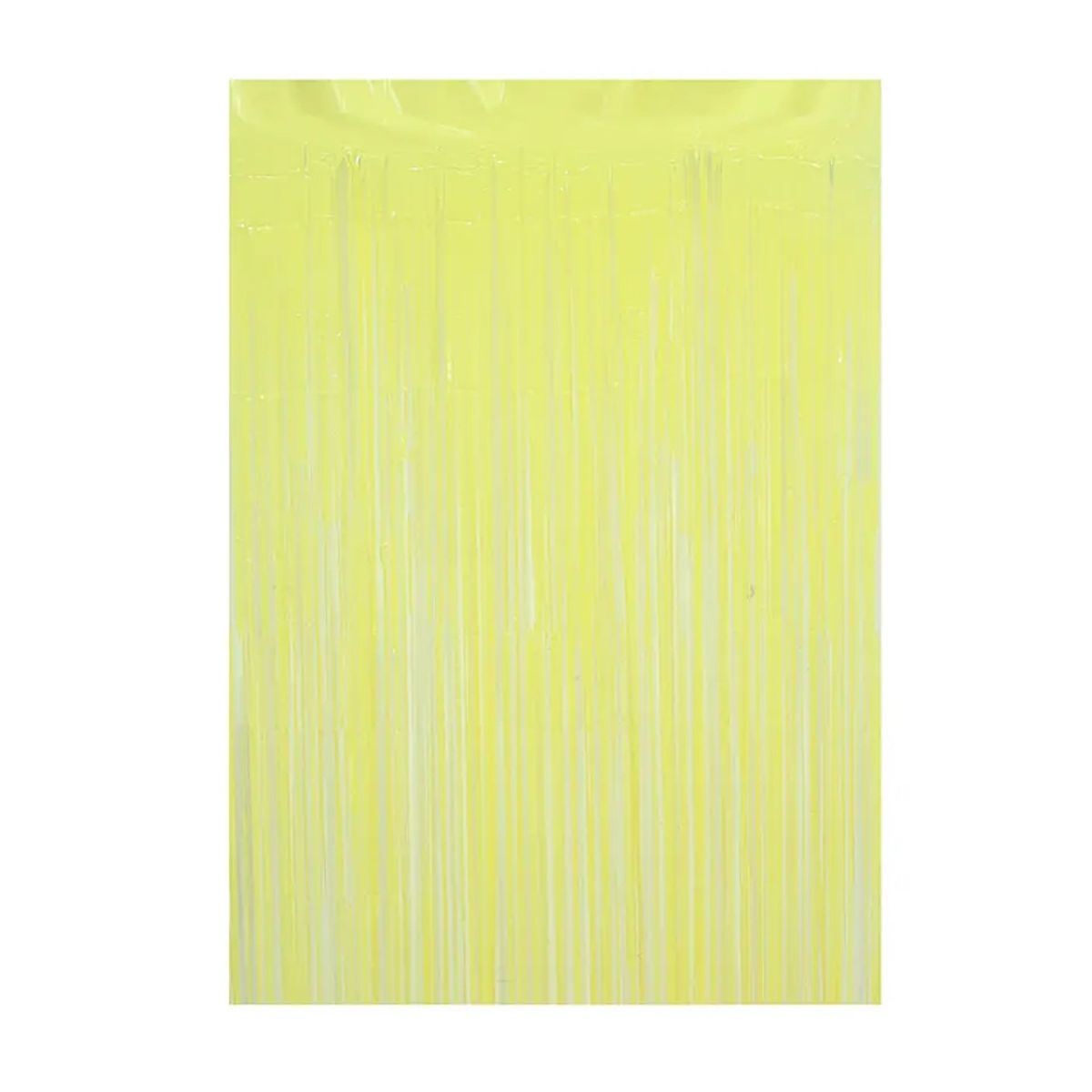 GENERICO - Cortina Cotillon Amarilla 100x200cm