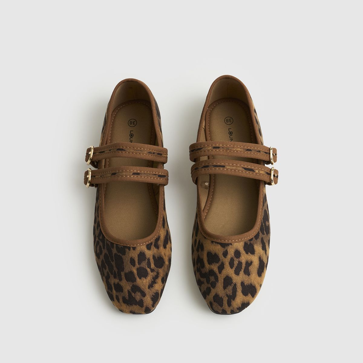 LOUNGE - Zapato Ballerina Animal Print LOUNGE