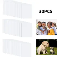 MUNDO MAGIA - Pack 30 Placas Metalicas Blancas Sublimables 20x30 Cm Blanco