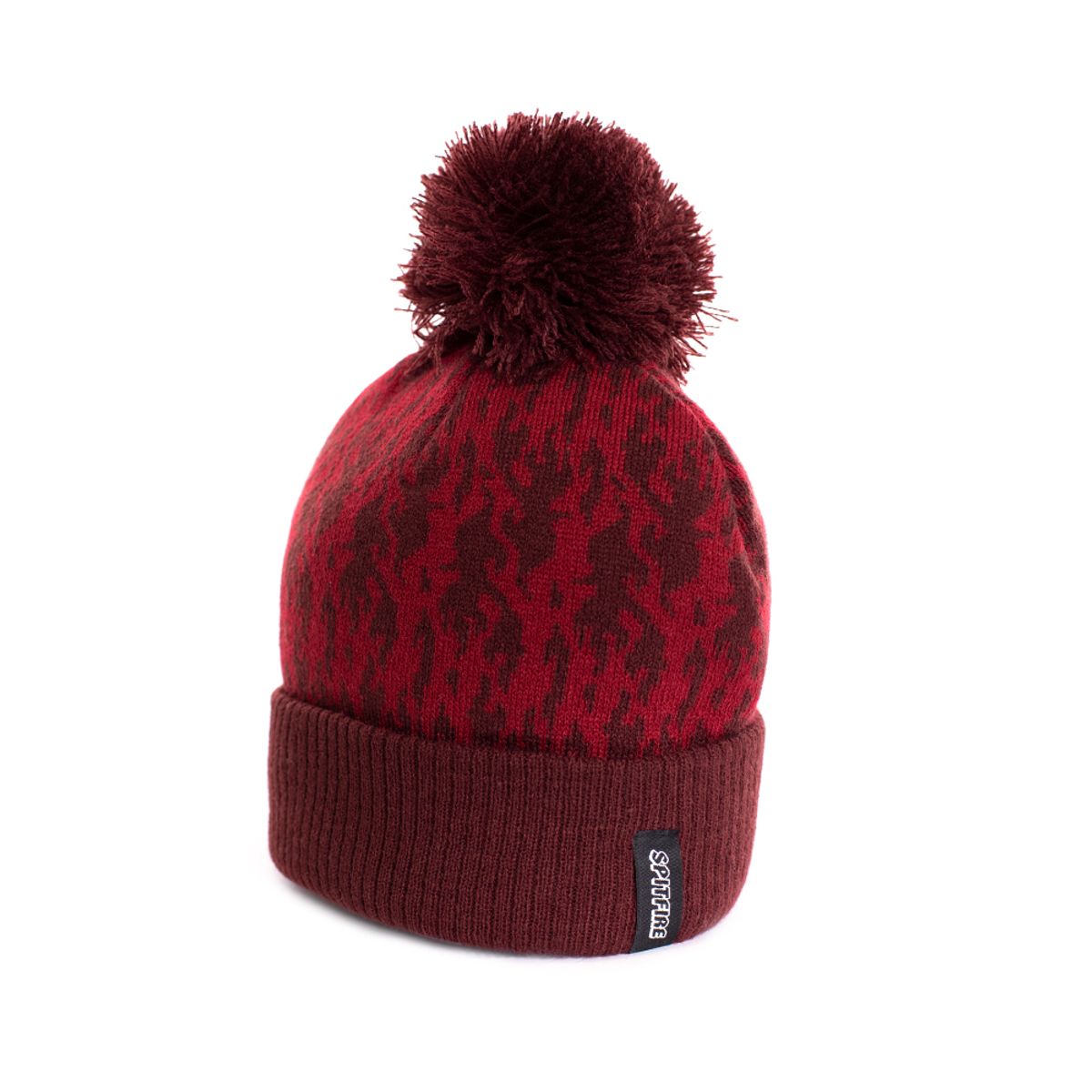 SPITFIRE - Gorro Beanie Lana Unisex Spitfire Burdeo