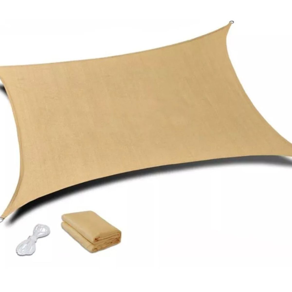 GENERICO - TOLDO VELA RECTANGULAR JARDIN TERRAZA SOMBRA 2X3