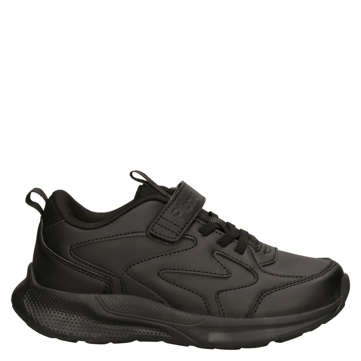 PLUMA - Zapatilla Escolar Unisex Negro Pluma