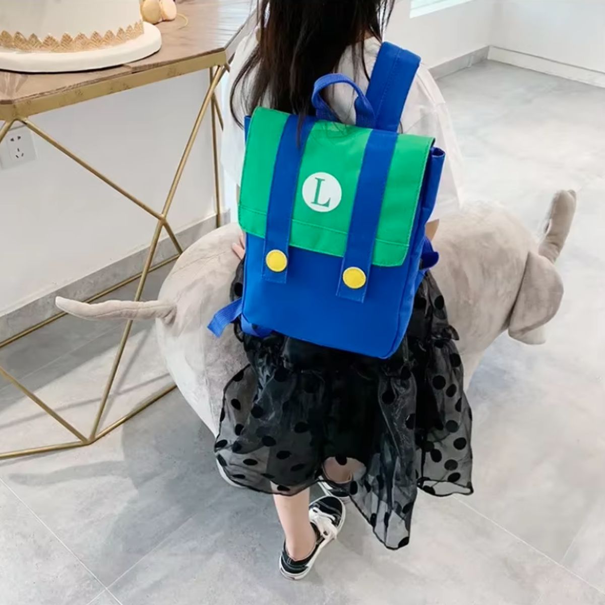 GENERICO - Mochila Mario o Luigi Escolar Niños m2