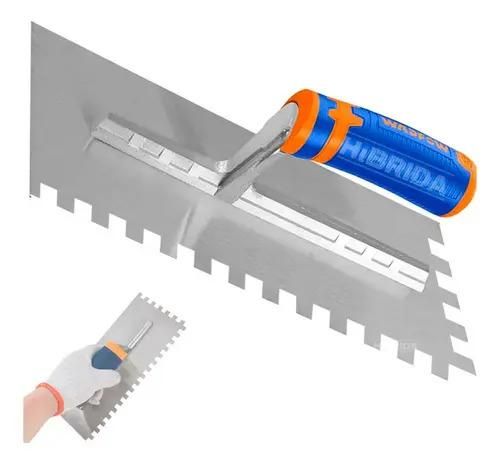 Espatula Para Yeso Llana Dentada Empaste 280x120 Mm