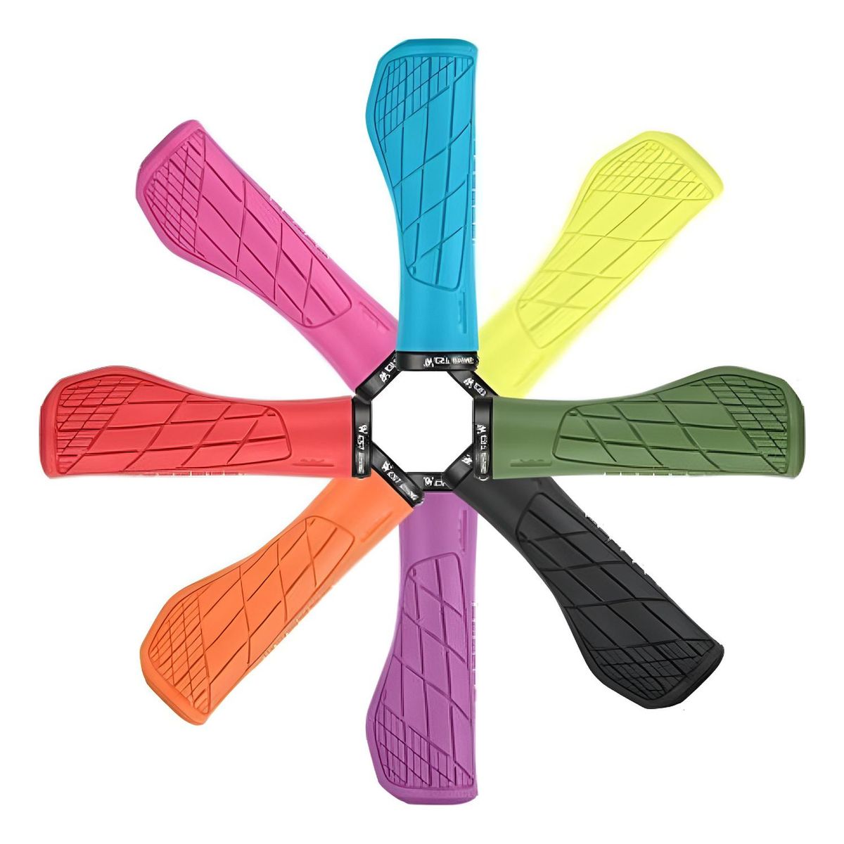 WEST BIKING - Puños Ergonómicos Con Lock West Biking Varios Colores - Azul