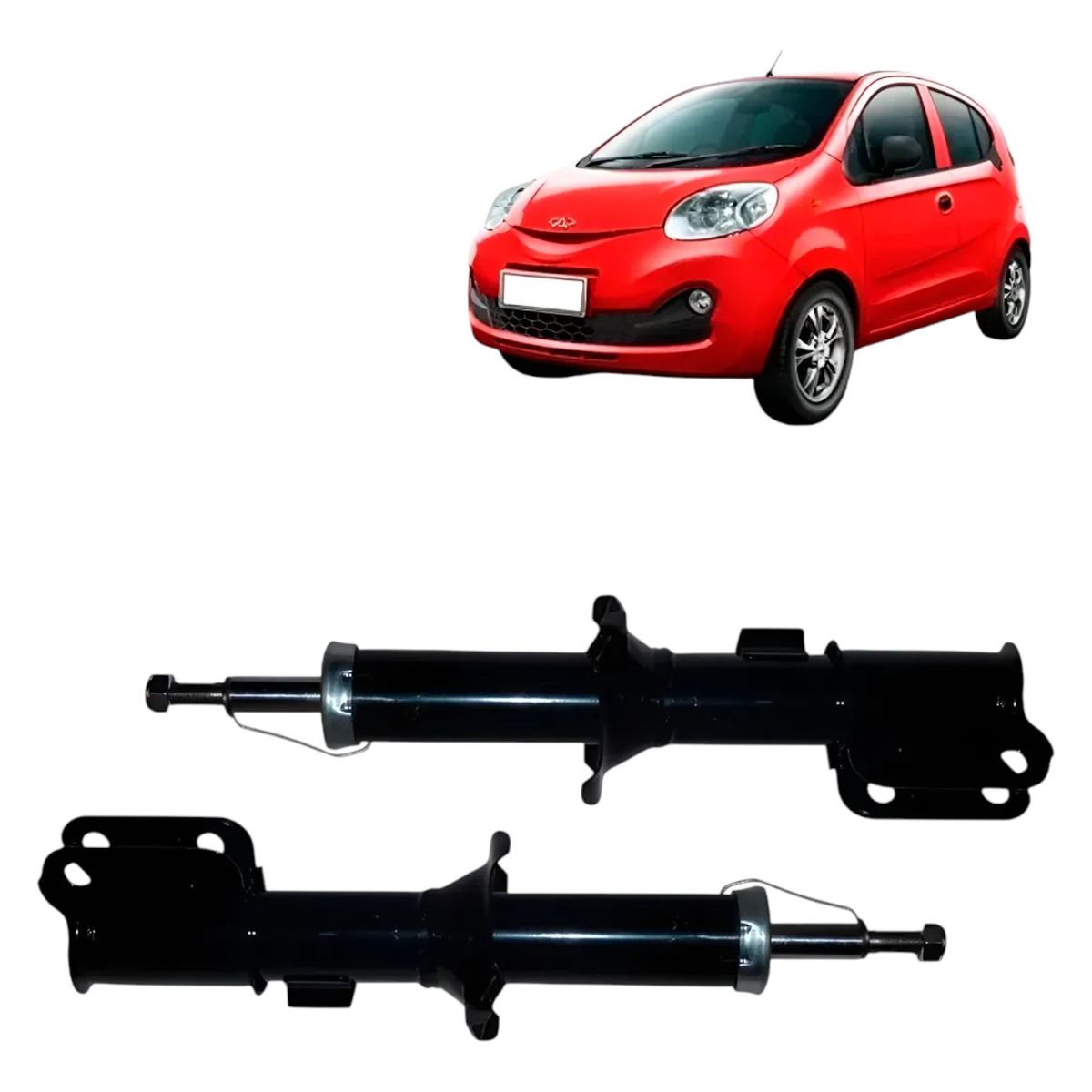 GENERICO - Amortiguadores Delanteros Simples para Chery IQ New 1.0 2015-2024