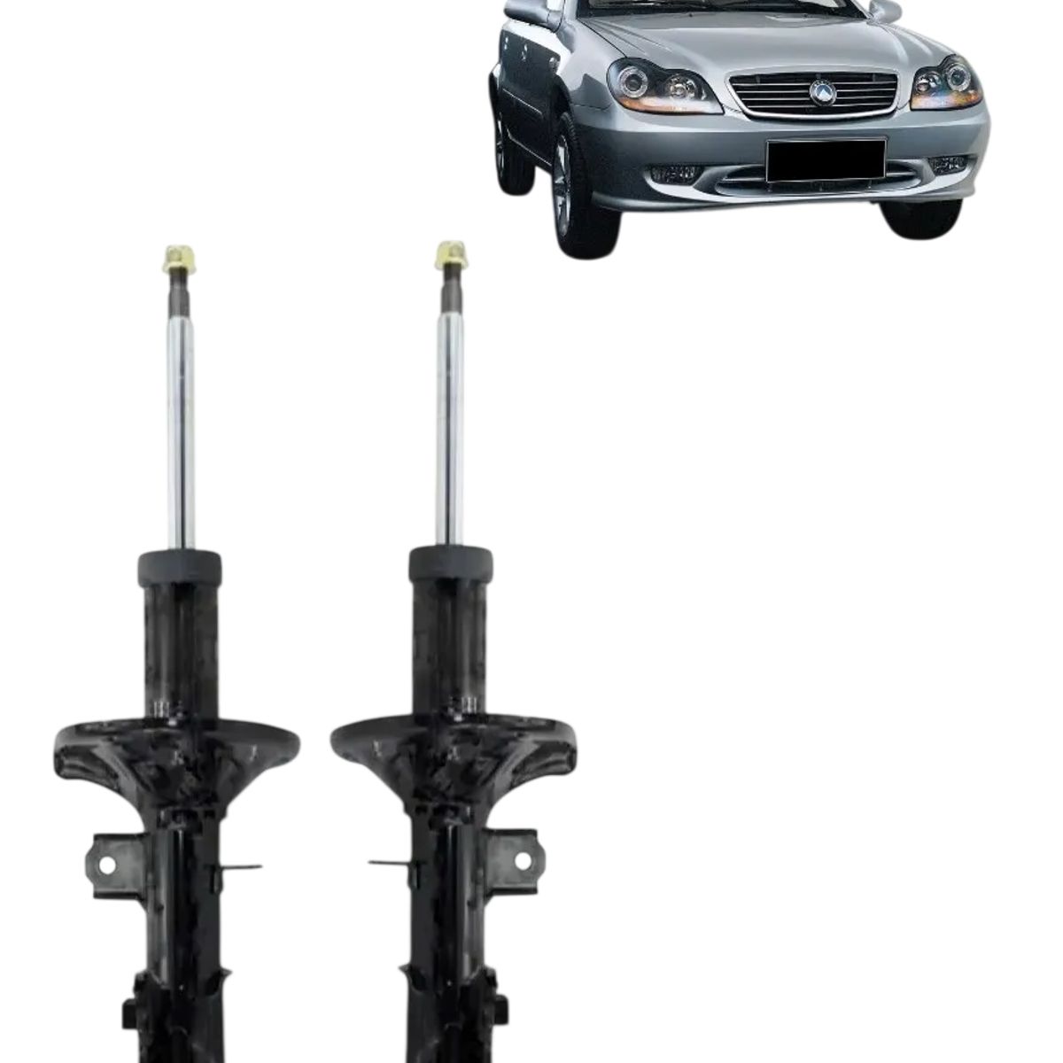 GENERICO - Amortiguadores Delanteros Simples para Geely CK New 2010-2012