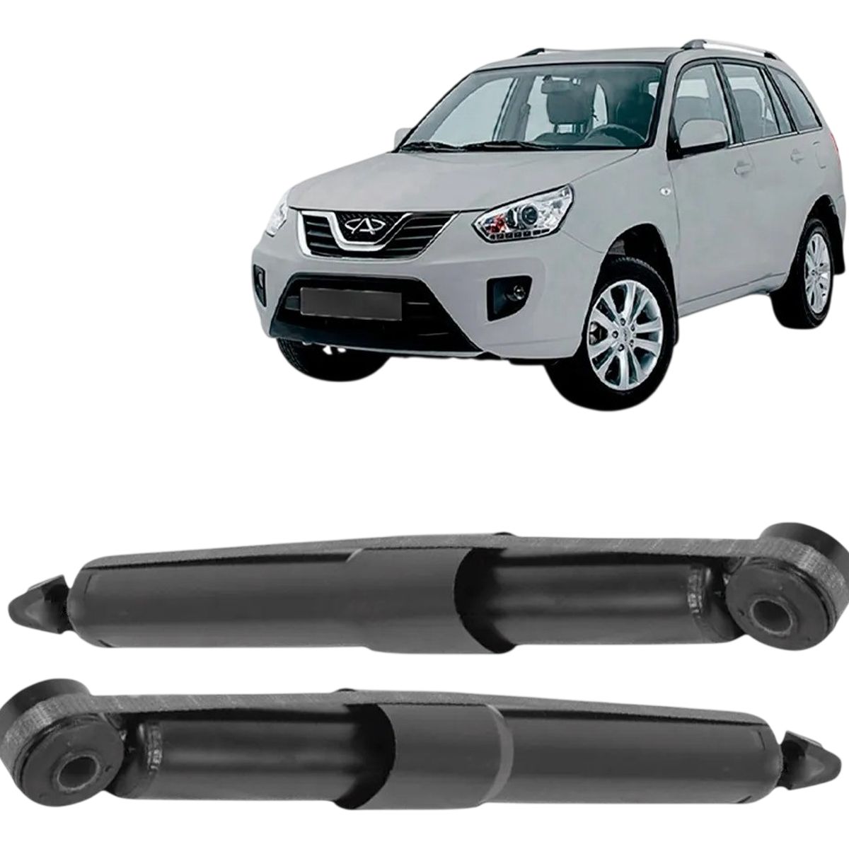 GENERICO - Amortiguadores Traseros para Chery Tiggo 1.6 y 2.0