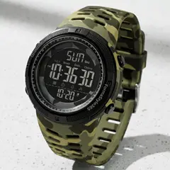 SKMEI - Reloj Deportivo Digital Luz Alarma Cronometro Resistente Agua