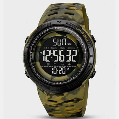 Imagen 2 del producto Reloj Hombre Deportivo Digital - Resistente Agua - Luz LED - Alarma - Cronometro