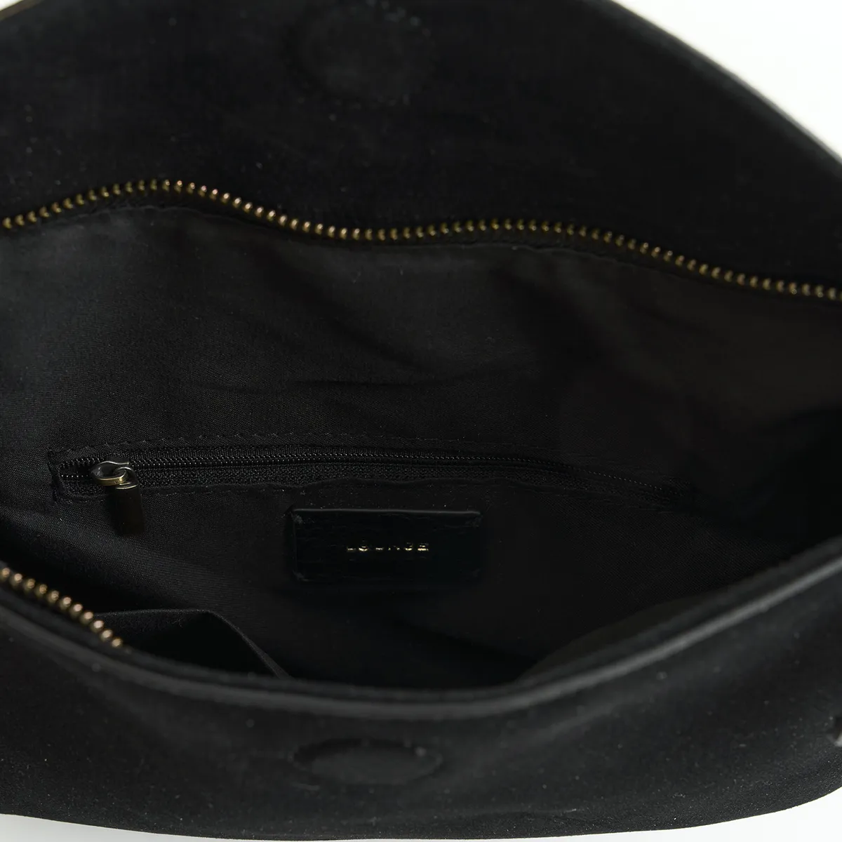 LOUNGE - Cartera Bandolera Fake Suede Solapa LOUNGE