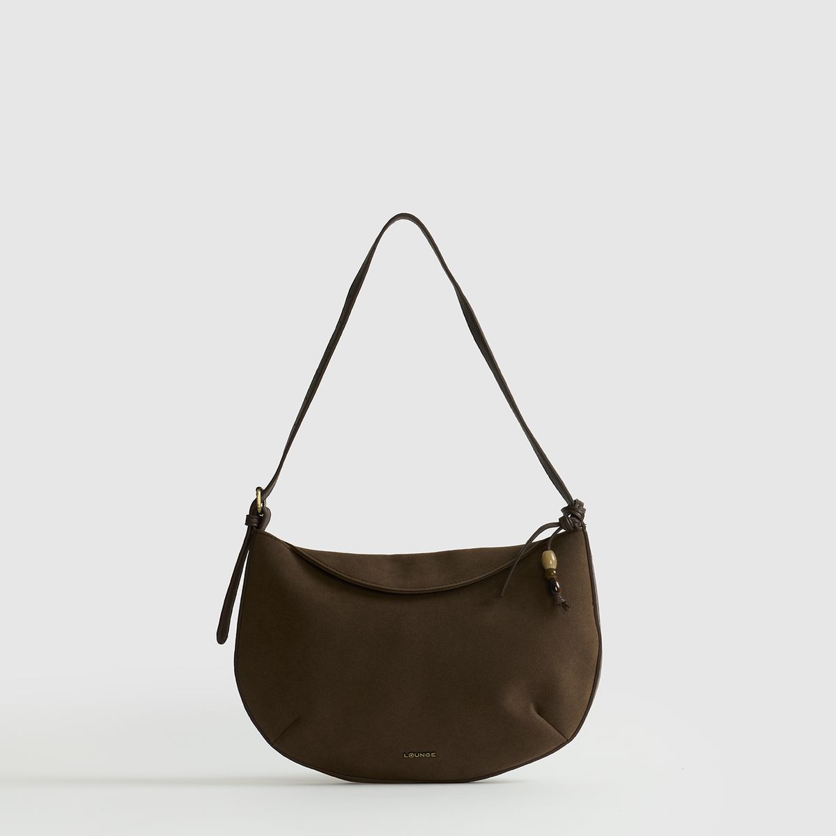 LOUNGE - Cartera Bandolera Fake Suede Solapa LOUNGE