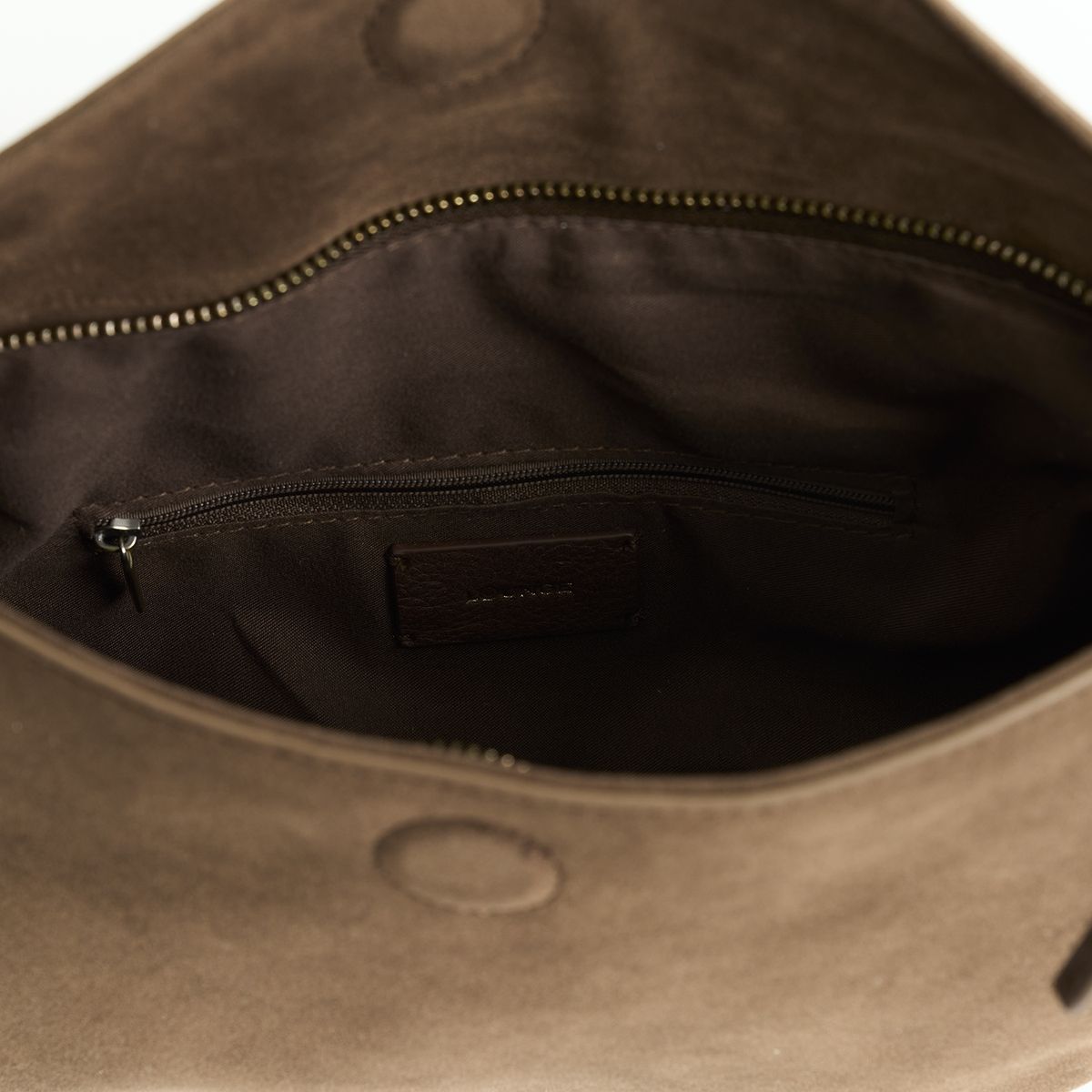 LOUNGE - Cartera Bandolera Fake Suede Solapa LOUNGE