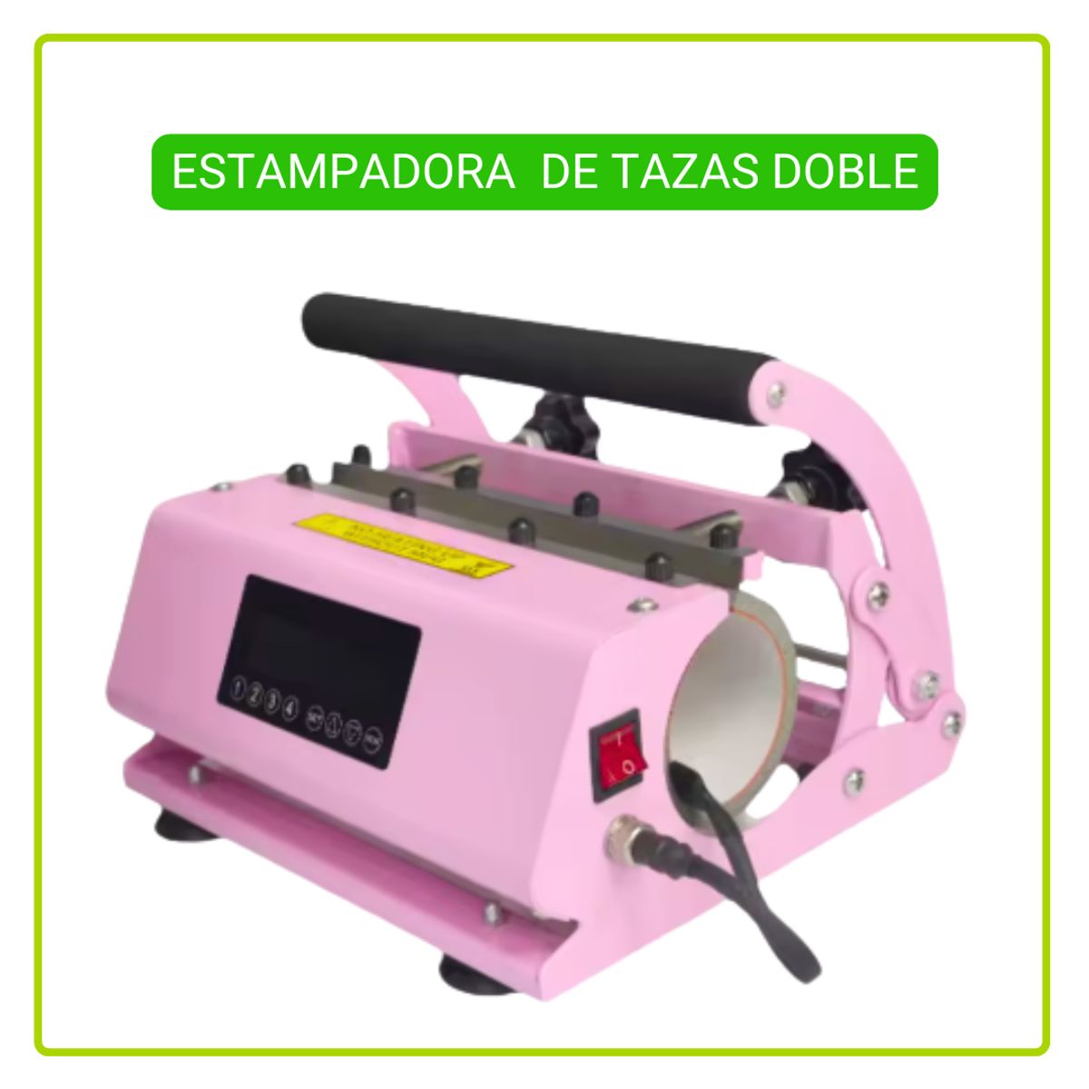 GENERICO - Estampadora Doble de Tazas Premium Sublipress