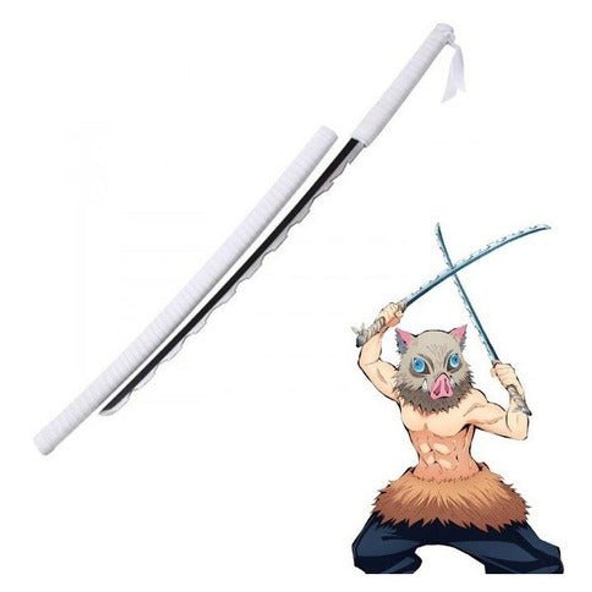 GENERICO - katana de inosuke hashibira de kimetsu no yaiba