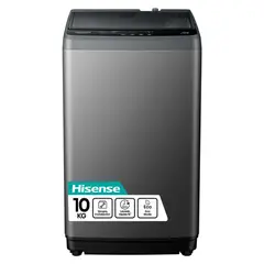 HISENSE - Lavadora WT1D1030UT 10 kg Titanium Carga Superior