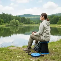 MOVI - PISO PLEGABLE PORTÁTIL TODO TERRENO- EL ASIENTO IDEAL PARA VIAJES PLAYA Y AVENTURAS