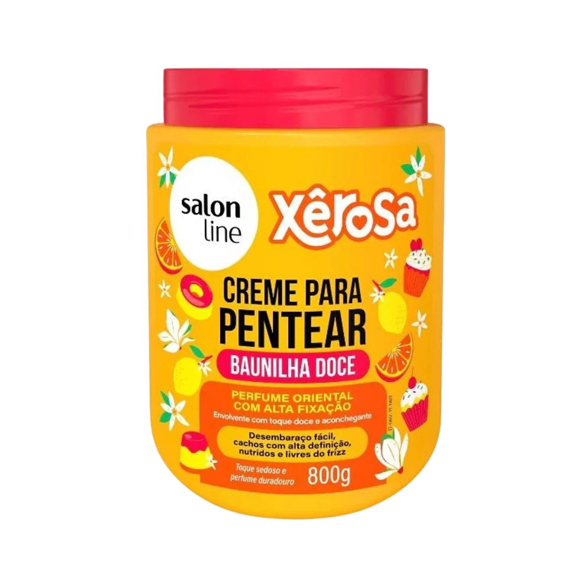 SALON LINE - CREMA DE PEINAR PERFUMADA VAINILLA DULCE SALON LINE 800G
