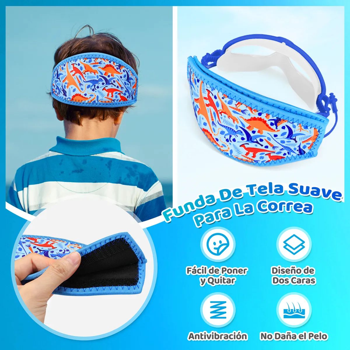 GENERICO - Gafas De Natación Para Niños Gran Visual Antivaho Y Antifuga