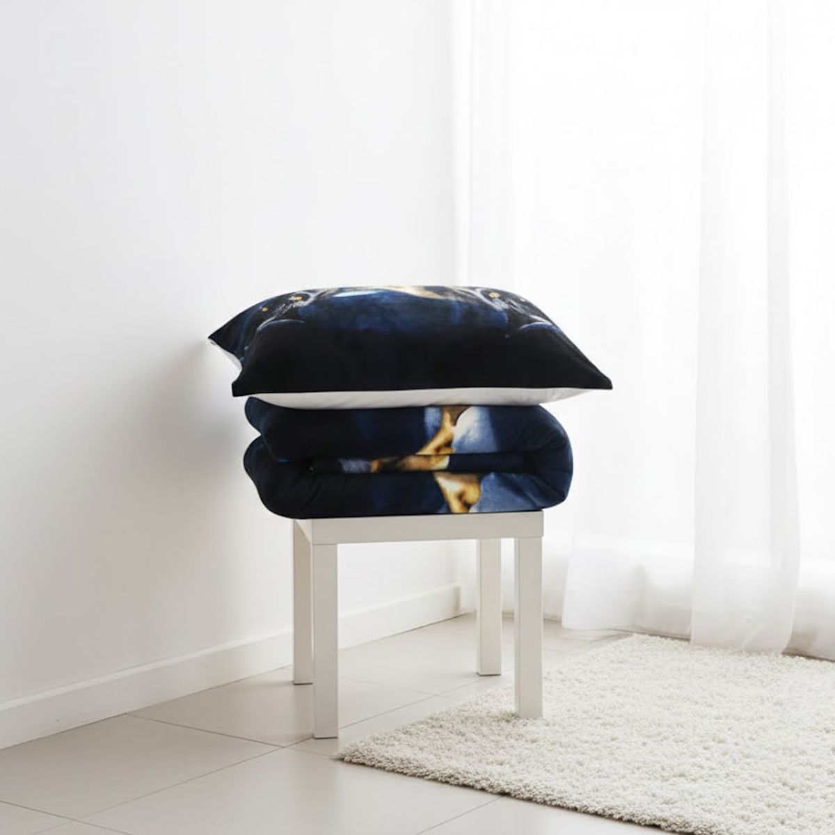 GENERICO - COBERTOR DE INVIERNO CON CHIPORRO 2 PLAZAS MODERNOS, ELEGANTES QUITA FRIO TFI