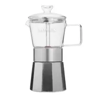 Cafetera Italiana 9 Tazas Crystal 360 ml