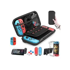 GENERICO - Funda Protector Para Nintendo Switch Normal Pack 17 En 1