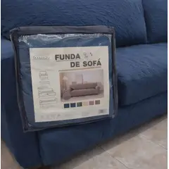GENERICO - Funda Protectora para Sillon AZUL-MARINO 2-asiento