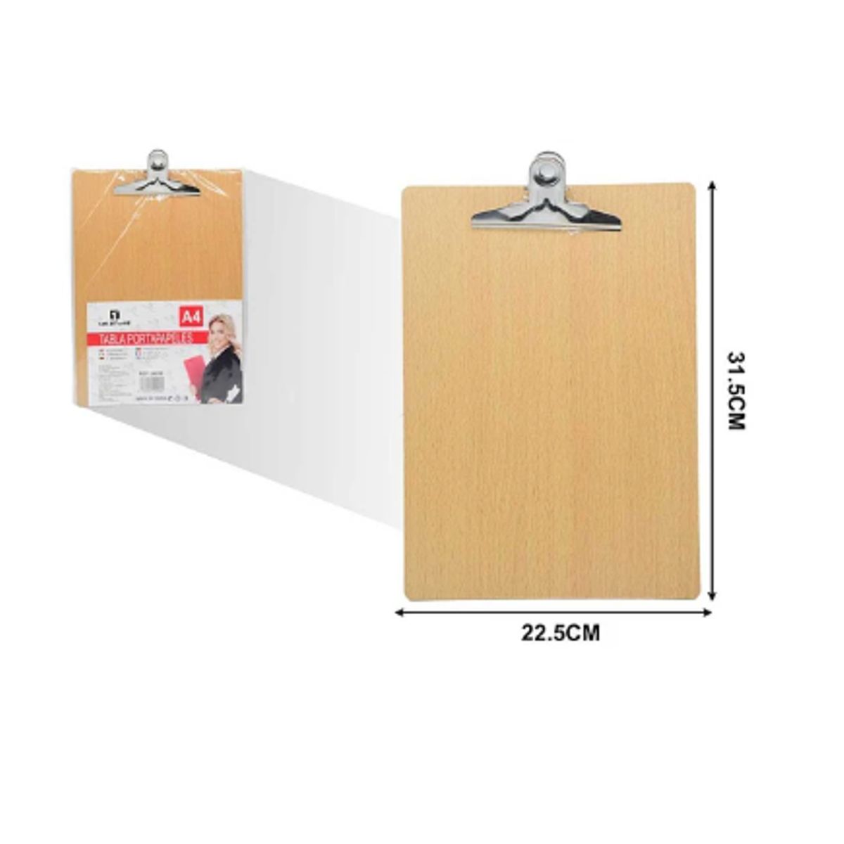 GENERICO - Tabla Portapapeles A4 22 X31 Cm Organizador Documentos