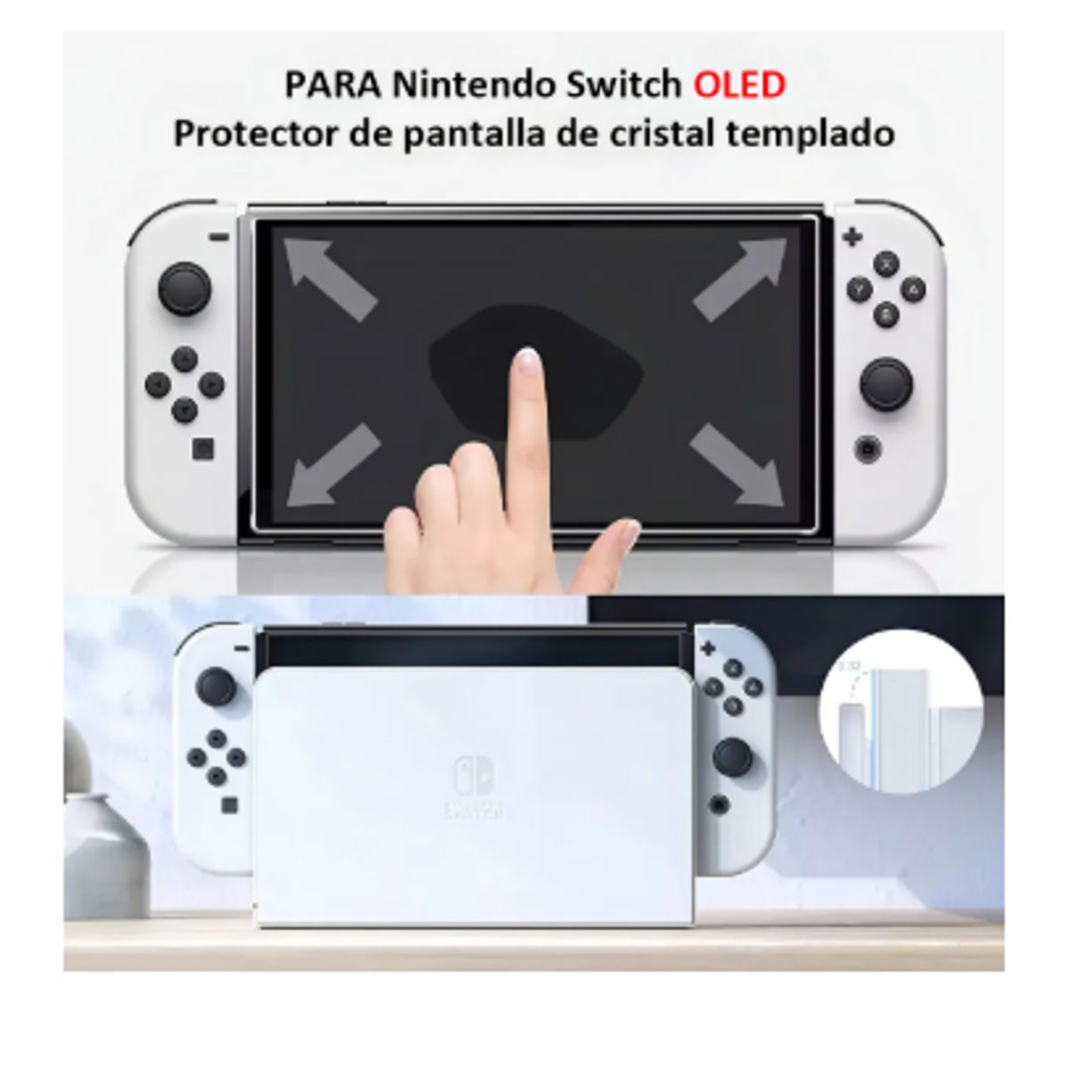 GENERICO - Estuche 24 en 1 para Nintendo Switch Oled Con Lápiz Capacitivo