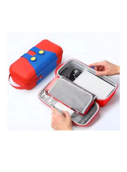 GENERICO Estuche para Nintendo Switch Oled Hoso Color Rojo