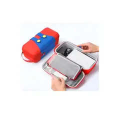 GENERICO - Estuche para Nintendo Switch Oled Hoso Color Rojo