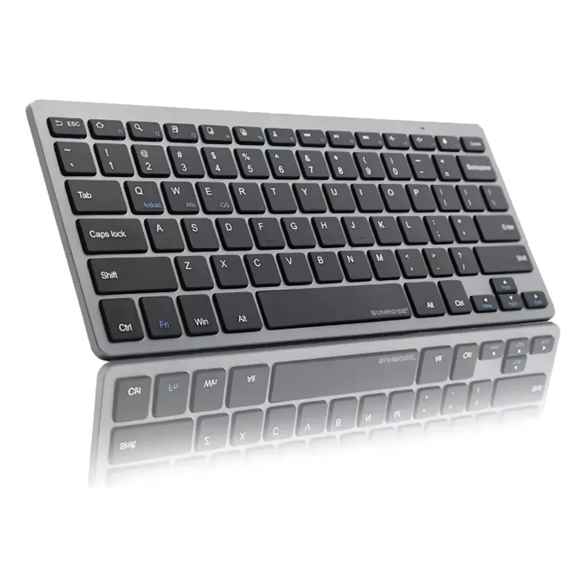 GENERICO - Teclado Inalámbrico Bluetooth Recargable Weibo Wb-8055