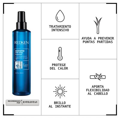 Imagen 2 del producto Tratamiento Leave-In Anti quiebre Reparación Cabello Dañado Anti-Snap Extreme 240ml