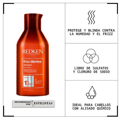 Imagen 2 del producto Shampoo sin Sulfatos Frizz Dismiss Anti Frizz 300ml