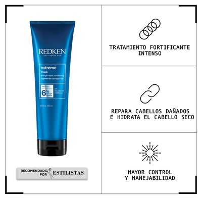 Imagen 2 del producto Máscara de Tratamiento Reparación Cabello Dañado Extreme 250ml