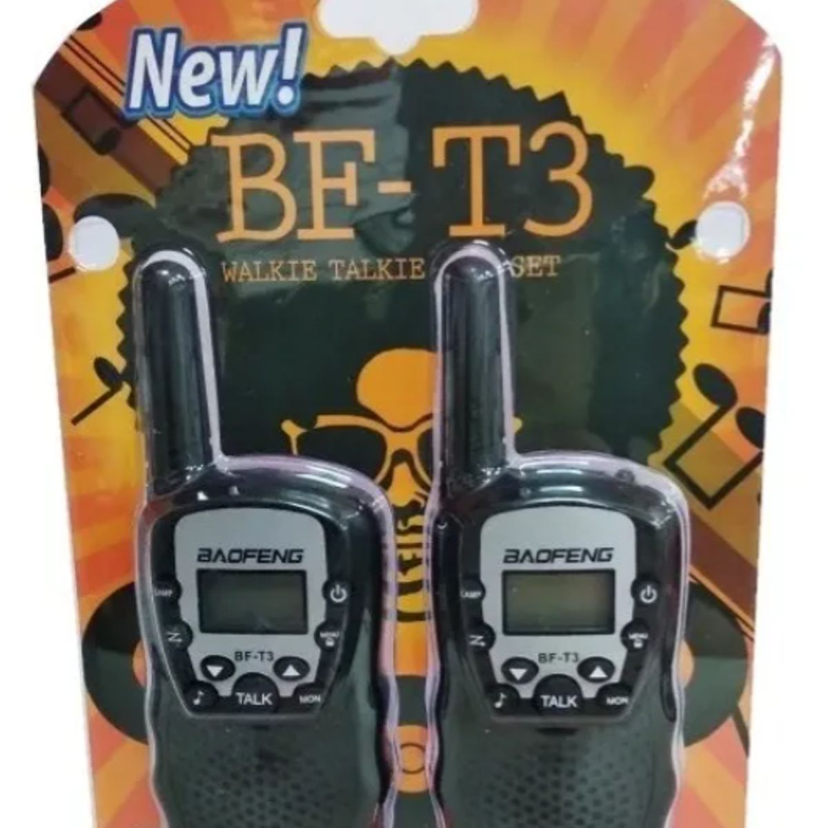 GENERICO - Pack de 2 Radio Walkie Talkie Para Niños