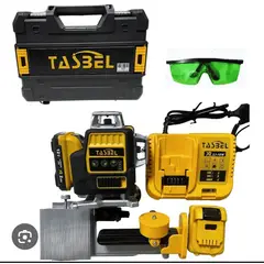 GENERICO - Nivel Laser 16 Lineas Tasbel 4d Autonivelante Con Tripode 2 Baterias Construccion Figoimport