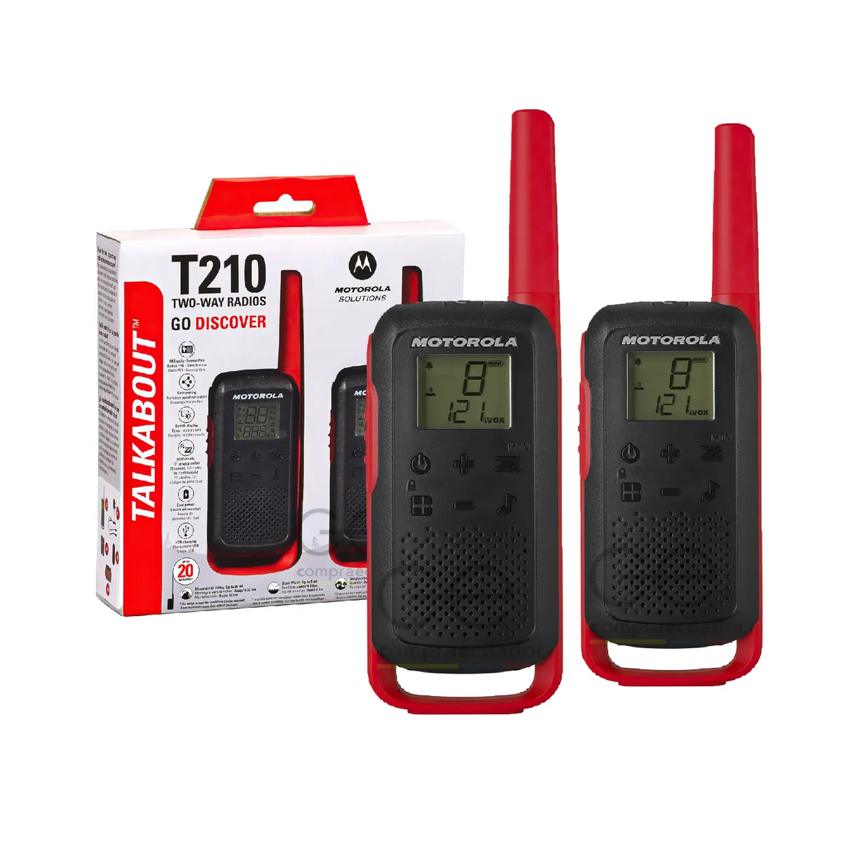 MOTOROLA - Set 2 Walkie Talkie Motorola T210