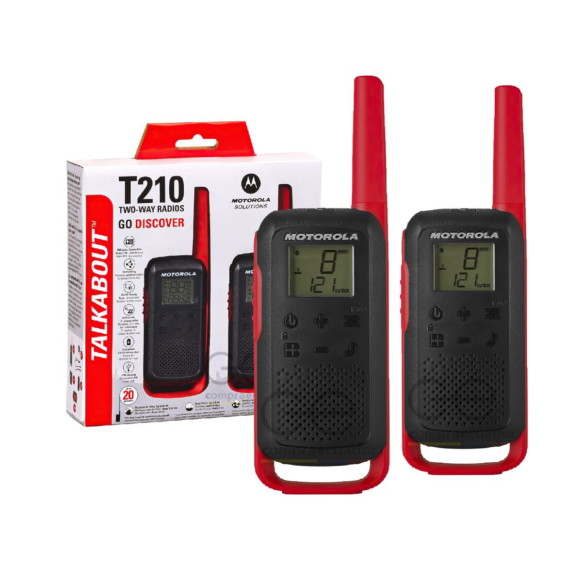 MOTOROLA - Set 2 Walkie Talkie Motorola T210