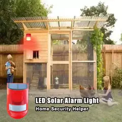 GENERICO - Pack 2 Alarmas Solares con Sensor de Movimiento 129 dB Impermeables