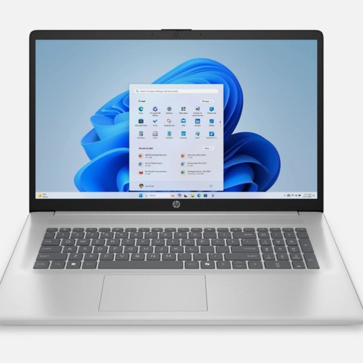 HP - Notebook HP Full HD AMD Ryzen 5-7520U 8GB 512GB SSD WIN 11 Natural Silver 17.3´