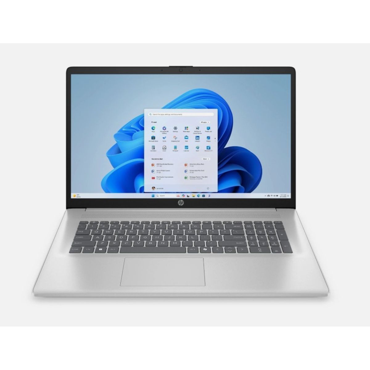 HP - Notebook HP Full HD AMD Ryzen 5-7520U 8GB 512GB SSD WIN 11 Natural Silver 17.3´