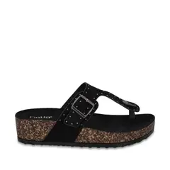 GOTTA - Sandalia Plataforma Negra Mujer 62090