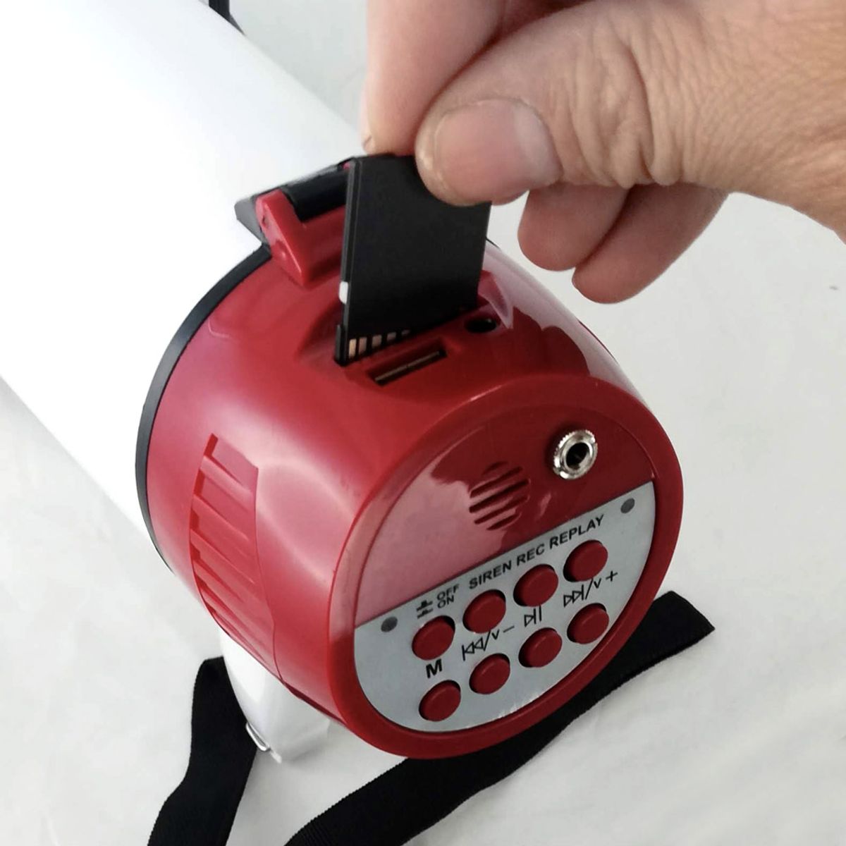 MLAB - Megáfono Mlab 25w Sirena Graba Voz Recargable 500m