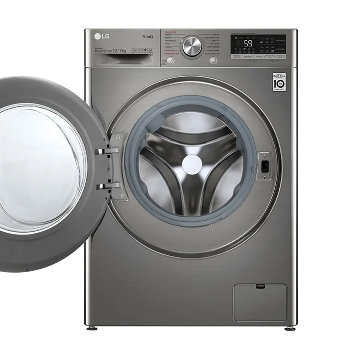 LG - Lavadora Secadora LG 12Kg7Kg con AIDD™ WD12VVC4S6C