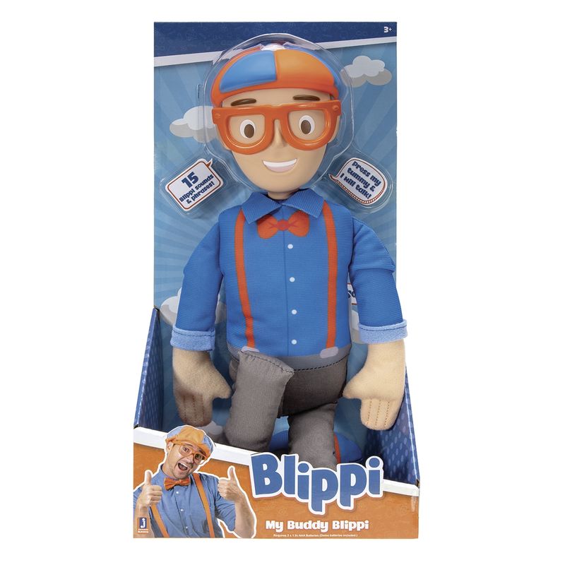 BLIPPI - Peluche Interactivo Blippi