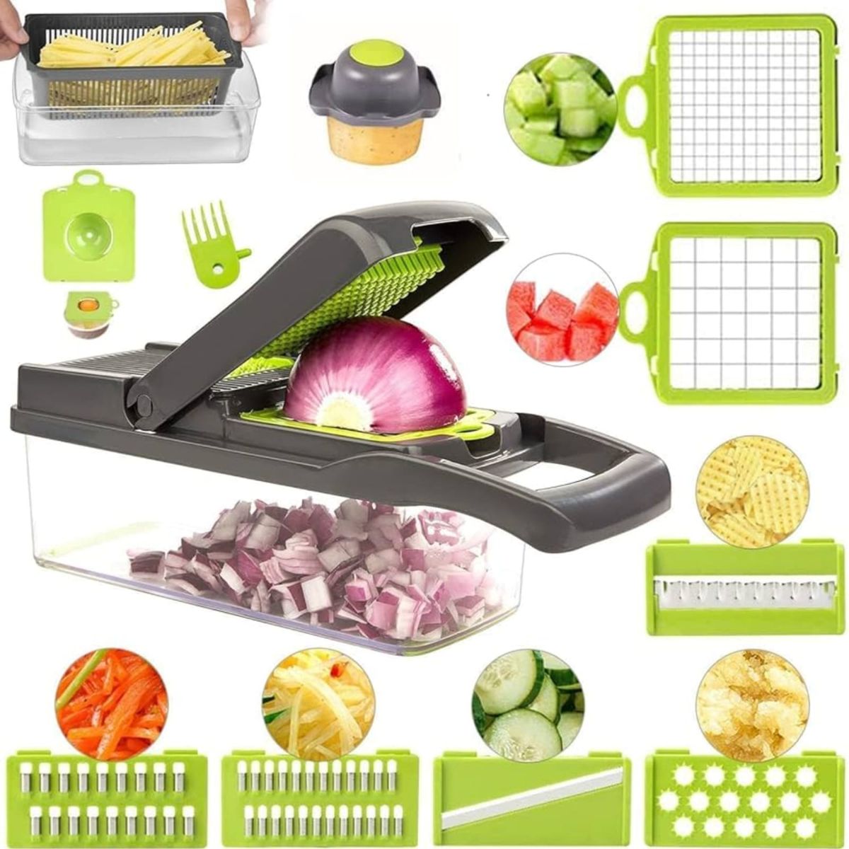 MOVI - PICADOR DE FRUTAS Y VERDURAS 12 EN 1