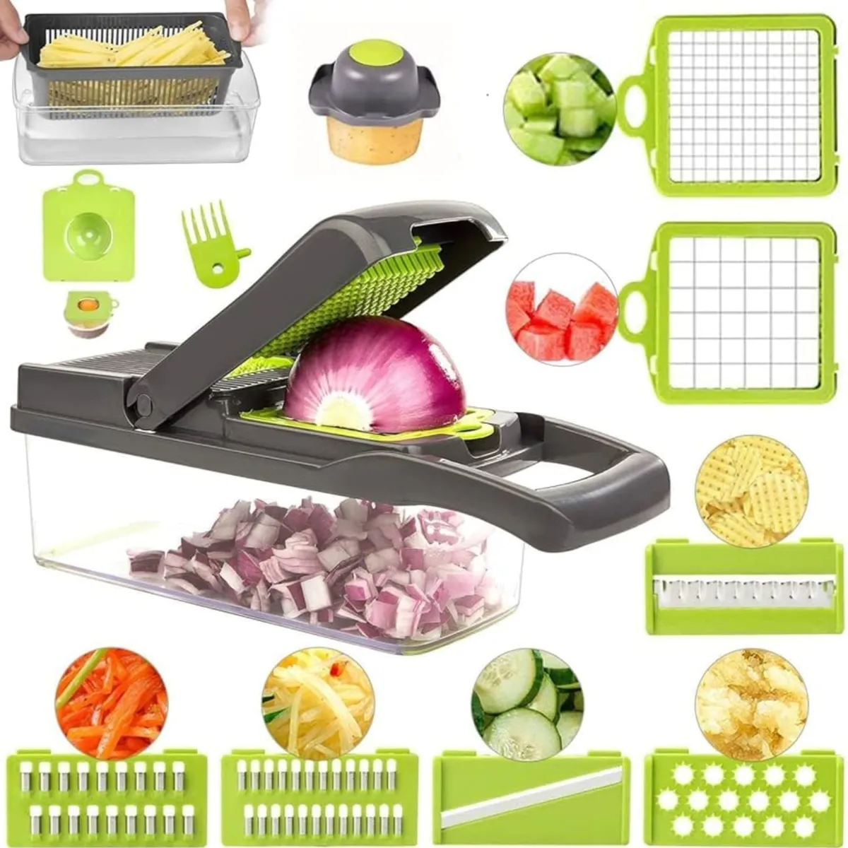 MOVI - PICADOR DE FRUTAS Y VERDURAS 12 EN 1