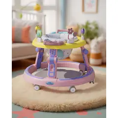 GENERICO - Andador Caminadora Para Bebes Multifuncional Primeros pasos 3 en 1 Rosa